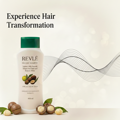 Revlé Organic Shampoo | Macadamia & Botanical Extracts for Silky, Smooth & Strong Hair - 400ml 2 Bottle Deal